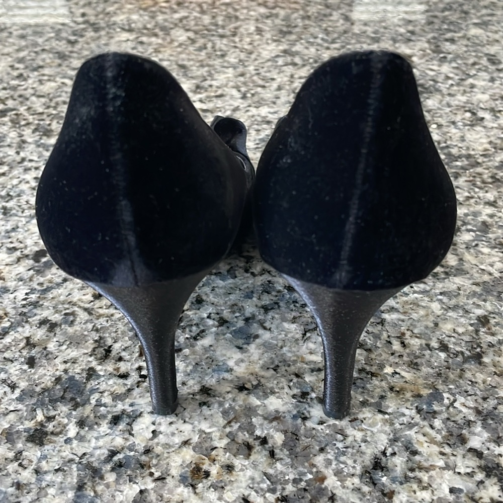 Velvet and Satin Nina Shoes - Picture 3 of 11